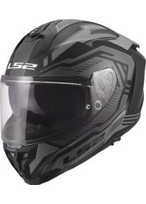 LS2 FF817 Challenger II Dravix, full face helmet , color: Matt Black/Grey , size: 3XL