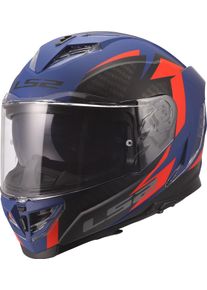 LS2 FF818 Storm III Dynamo, full face helmet , color: Black/Blue/Red , size: XXS