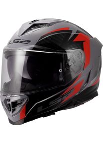 LS2 FF818 Storm III Dynamo, full face helmet , color: Black/Grey/Red , size: XXS