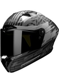 LS2 FF805 Thunder Carbon GP Polar, kask integralny , kolor: Matowy-Czarny , rozmiar: L