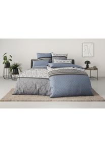 Bettw&auml;sche OTTO HOME "Cremona", blau, B/L: 240cm x 220cm, 1 Stk., 2 Stk., Polycotton, B/L: 80cm x 80cm, 3, Polycotton, Obermaterial: 52% Polyester, 48% Baumwolle, Bettw&auml;sche, Bettw&auml;sche, romantische Bettw&auml;sche in verschiedenen Qualit&auml;ten, ab Gr. 135x200 cm