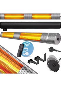 Monzana Heizstrahler MZH3000 Silber 3000W