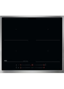AEG Induktions-Kochfeld "TO64IM0FXB", schwarz, B:57,6cm H:4,4cm T:51,6cm, Kochfelder, mit vier Kochzonen, mit 14 Leistungsstufen, mit PowerBoost-Funktion, Induktions-Kochfeld