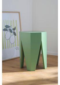 Beistelltisch s.Oliver "H&ouml;gsby", salbeifarben, B:35cm H:45cm T:35cm, Tische, Beistelltisch, aus lackiertem MDF in salbeigr&uuml;n, Breite 35, H&ouml;he 45 cm