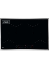 AEG Induktions-Kochfeld "TO841A0FXB", schwarz, B:76,6cm H:4,9cm T:51,6cm, Kochfelder, mit Glaskeramik-Oberfl&auml;che, mit Kindersicherung, mit Topferkennung, Induktions-Kochfeld