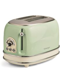 Ariete Toaster "Vintage", gr&uuml;n, B:30cm H:20cm T:18cm, Toaster, Toaster