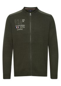 Strickjacke FQ1924 "Strickjacke FQErland", Herren, Gr. XL, gr&uuml;n (deep depths), Obermaterial: 50% Baumwolle CO. 50% Polyacryl PAN., unifarben, normal, Strickjacken Strickjacke