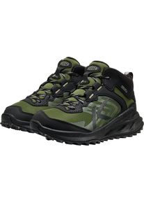 Outdoorschuh Keen "ZIONIC MID WP", Kinder, Gr. 37, gr&uuml;n (schwarz, bronze gr&uuml;n), Synthetik, Textil, Schuhe Outdoorschuh, wasserdicht