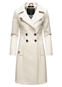 Wintermantel Navahoo "Wintermantel Wooly", Damen, Gr. S, wei&szlig; (sanftes wei&szlig;), Obermaterial: 90% Polyacryl PAN. 8% Viskose CV. 2% Elasthan EL. Obermaterial: Futter: 100% Polyester PES., M&auml;ntel Wintermantel