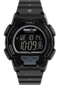Digitaluhr Timex "C30", schwarz, Armbanduhren, Damen, Digitaluhr, Quarzuhr, Armbanduhr, Herrenuhr,Resinarmband,analog