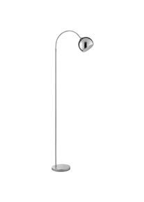 Brilliant Bogenlampe "Helen", silber (chromfarben), 1, H: 170cm, 1 Stk., Leuchten, Bogenleuchte, E27 Fassung, 170x51 cm, Metall, Bogenlampe