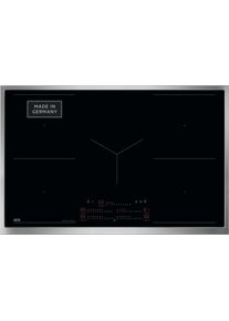 AEG Induktions-Kochfeld "TK85IMOFRB", schwarz, B:79,6cm H:4,4cm T:51,6cm, Kochfelder, Induktionskochfeld, mit Hob&sup2;Hood Abzugssystem, mit Direktsteuerung, Induktions-Kochfeld