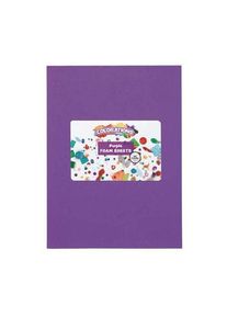 Colorations - Foam Sheets Purple 10 pcs.
