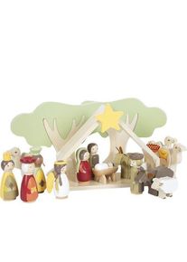 Small Foot Spielset Weihnachtskrippe | mehrfarbig
