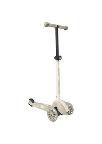 Scoot and Ride Kinderscooter, Greige, Kunststoff, 27x58x57.5 cm, unisex, CE, Lenkstange abnehmbar, h&ouml;henverstellbarer Lenker, weiche Griffe, Antirutsch-Trittbrett mit Bremse, R&auml;der mit LED-Licht, Freizeit & Co, Gartenspielzeug, Scooter