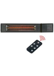 Infrarotstrahler, Schwarz, Metall, 9.4x12.5x54 cm, Elektroger&auml;te, Heizger&auml;te, Heizstrahler