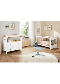 Pinolino , Naturfarben, Wei&szlig; , Holz , Eiche , Kinder- & Jugendzimmer, Komplette Jugendzimmer