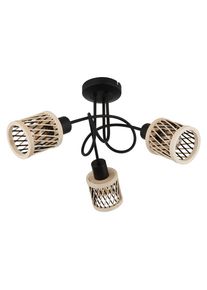 Globo , Grau, Schwarz , Metall, Glas , 26 cm , CE , Beleuchtung, Innenleuchten, Deckenleuchten