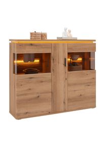 Highboard Alameda Eichefarben