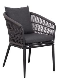 Gartensessel Genua Dunkelgrau