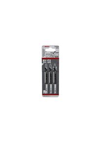 Bosch 9 Teeth Per Inch Wood 75mm Cutting Length Jigsaw Blade, Pack of 3 - 2608630557