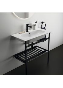 Ideal Standard i.life A M&ouml;belwaschtisch T462001 84x46x15,5cm, 1 Hahnloch, mit &Uuml;berlauf, wei&szlig;