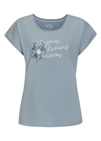 Vivance By Lascana Damer Soveskorte 'Dreams' marin / himmelbl&aring; / hvid St&oslash;rrelse S/M