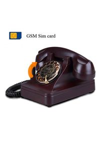 Retro cordless sim card revolve telephone Swivel Plate Rotary Dial Antique Landline Phone For Office Home Hotel house table