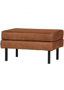 Livetastic , Cognac , Textil, Leder , Lederlook , Rindleder , rechteckig , 84x45x54 cm , Made in EU , Wohnzimmer, Hocker