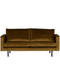 Livetastic , Honig , Metall, Textil , F&uuml;llung: Polyurethan (PUR),Silikon, Schaumstoffflocken , 190x85x86 cm , Made in EU , Wohnzimmer, Sofas & Couches, Sofas, 2er Sofas