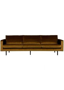 Livetastic , Honig , Metall, Textil , F&uuml;llung: Silikon, Schaumstoffflocken,Silikon, Schaumstoffflocken , 277x85x86 cm , Made in EU , Wohnzimmer, Sofas & Couches, Sofas, 3er Sofas