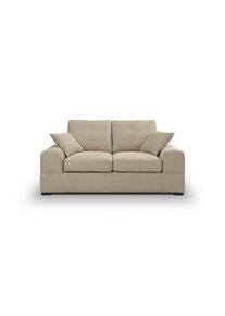 Mid.you , Beige , Textil , F&uuml;llung: Kaltschaum , 182x93 cm , FSC MIX , Armteil links, Armteil rechts , Wohnzimmer, Sofas & Couches, Sofas, 2er Sofas