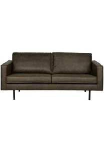 Livetastic , Gr&uuml;n , Metall, Leder , Kombination Echtleder/Stoff , Rindleder , F&uuml;llung: Silikon, Schaumstoffflocken,Silikon, Schaumstoffflocken , 190x85x86 cm , Made in EU , Wohnzimmer, Sofas & Couches, Sofas, 2er Sofas