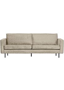 Livetastic , Naturfarben , Metall, Textil , F&uuml;llung: Silikon, Schaumstoffflocken,Polyurethan (Pur) , 190x85x86 cm , Made in EU , Wohnzimmer, Sofas & Couches, Sofas, 2er Sofas