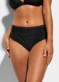 bonprix Figi bikini shape, lekki stopień modelowania sylwetki, czarny, 42
