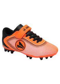 Fu&szlig;ballschuh Jako "J-SFG COURSE EV", Kinder, Gr. 35, orange (neon orange, jet schwarz), Synthetik, Textil, Schuhe Fu&szlig;ballschuh, f&uuml;r Rasenpl&auml;tze, f&uuml;r Kinder