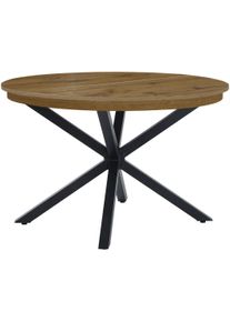 Jockenh&ouml;fer Essgruppe JOCKENH&Ouml;FER GRUPPE "Olbia/Madison Sitzgruppe (Set, 5-tlg., 1 Ausziehtisch und 4 St&uuml;hle)", tisch wildeiche, st&uuml;hle anthrazit, Butterfly-Auszug, Tisch Wildeiche, St&uuml;hle anthrazit, Sitzm&ouml;bel-Sets, Essgruppe, Tisch mit Butterflyauszug, 120-160 cm, Wildeiche