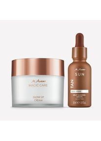 Glow Up Cr&egrave;me Visage Booster d'&Eacute;clat & Self Tanning Drops Autobronzant Visage - M. Asam MAGIC CARE