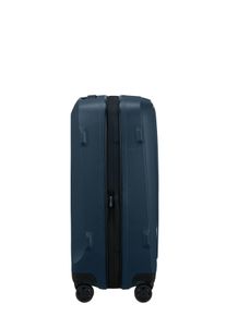 Hartschalen-Trolley Samsonite "ESSENS ZIP", Damen, Gr. B/H/T: 40cm x 55cm x 23cm 50 l, midnight blau, Polypropylen, Koffer Hartschalen-Trolley, aus Polypropylen, mit Volumenerweiterung