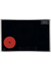 AEG Elektro-Kochfeld, schwarz, B:76,6cm T:51,6cm, Kochfelder, Rapid‑Power & Made in Germany: K&uuml;rzere Aufheizzeiten beim Kochen, Elektro-Kochfeld