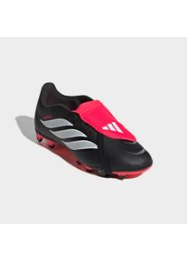 Fu&szlig;ballschuh adidas Performance "PREDATOR CLUB FOLD-OVER TONGUE FIRM GROUND/MULTI GROUND KIDS", Kinder, Gr. 37, schwarz (core schwarz, ftwr wei&szlig;, lucid rot), Synthetik, Schuhe Fu&szlig;ballschuh, f&uuml;r viele verschiedene B&ouml;den geeignet, f&uuml;r Jugendliche & Kinder