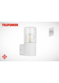 LED Au&szlig;en-Wandleuchte Telefunken "AMPOLO", wei&szlig; (wei&szlig;, neutral), Leuchten, LED Au&szlig;en-Wandleuchte