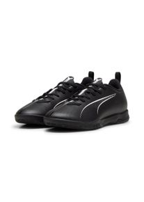 Fu&szlig;ballschuh Puma "ULTRA 5 PLAY IT JR", Jungen, Gr. 36, schwarz-wei&szlig; (Puma schwarz, Puma wei&szlig;), Synthetik, Schuhe Fu&szlig;ballschuh, f&uuml;r Halle und Stra&szlig;e, f&uuml;r Jugendliche