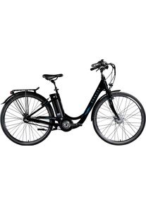 Z&uuml;ndapp E-Bike Z&Uuml;NDAPP "Green 2.7" Gr. 48, schwarz (schwarz, blau, schwarz), Elektrofahrr&auml;der, 48cm, 28 Zoll (71,12cm), E-Bike, Pedelec, Elektrofahrrad f&uuml;r Damen u. Herren