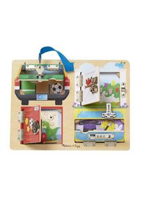 Melissa & Doug Melissa & Doug Wooden Activity Board Lock And Latch