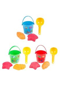Toi-Toys Play Out Mini Beach Set Bucket Shovel and Shapes 4pcs.