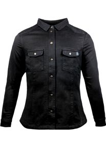 John Doe Motoshirt Basic, blouse/jacket women , color: Black , size: XXL