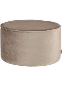 Livetastic , Khaki , Textil , rund , 60x36x60 cm , Made in EU , Wohnzimmer, Hocker