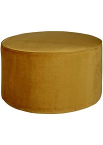 Livetastic , Gelb , Textil , rund , 60x36x60 cm , Made in EU , Wohnzimmer, Hocker