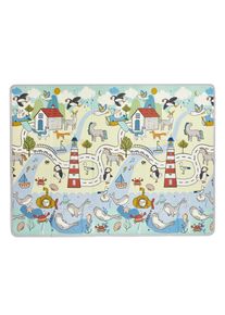 Kinderkraft , Grau, Mehrfarbig, Wei&szlig; , 197x1x147 cm , Baby, Schlafen, Babydecken